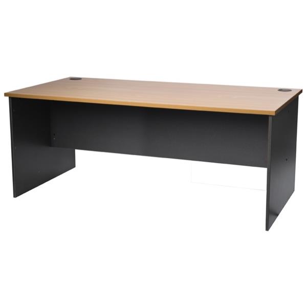 Firstline Single User Desk 1500mm Beech/Ironstone OfficeMax NZ