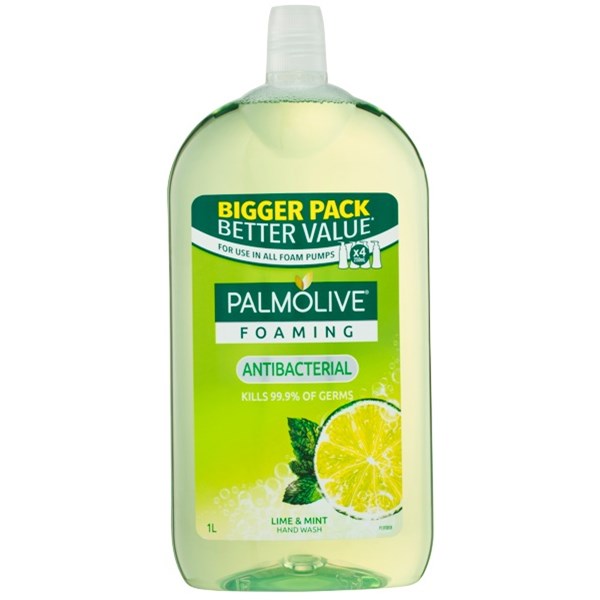 Palmolive Antibacterial Foaming Handwash Refill Lime & Mint 1L