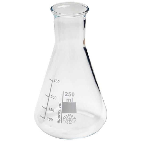 Simax Erlenmeyer Narrow Neck Flask 250ml OfficeMax NZ