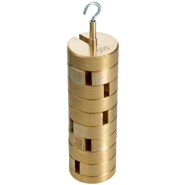 Slotted Brass Weight Set With Carrier 500g, Set of 9 OfficeMax NZ