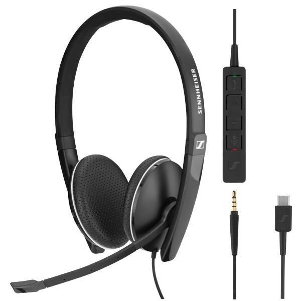 Sennheiser SC 165 USBC Wired Monaural Headset with 3.5mm Jack