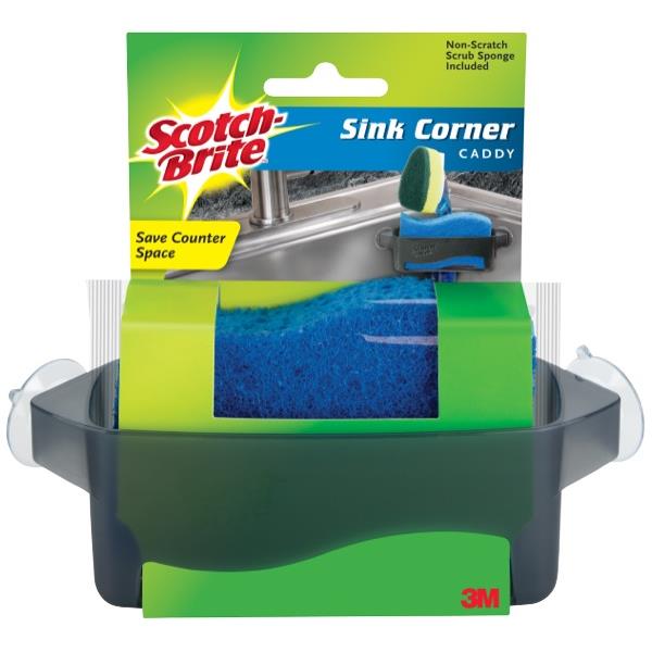 ScotchBrite™ Sink Corner Caddy With Scrub Sponge