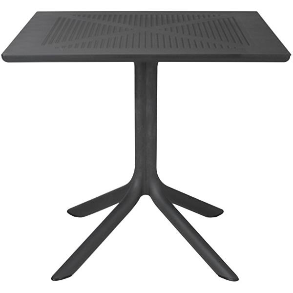 Nardi Clip Table 800x800mm Charcoal OfficeMax NZ