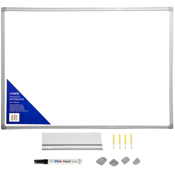 Litewyte Acrylic Whiteboard 600x850mm OfficeMax NZ