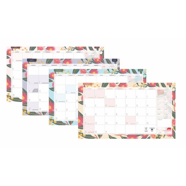 Sasco Monthly Desk Pad 450 x 277mm 2024 OfficeMax NZ