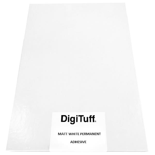 Digituff A4 236gsm Matt White Permanent Self Adhesive Paper, Pack of 100 OfficeMax NZ