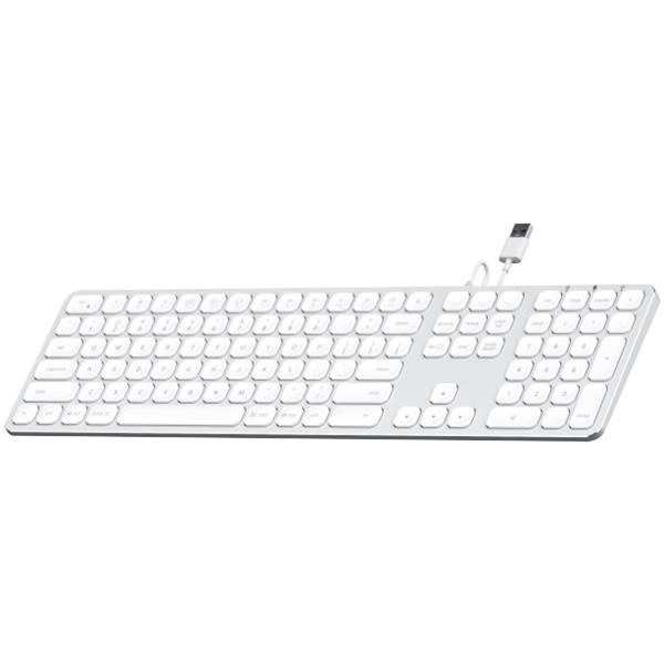 Satechi Aluminium Wired USB Keyboard Silver OfficeMax NZ
