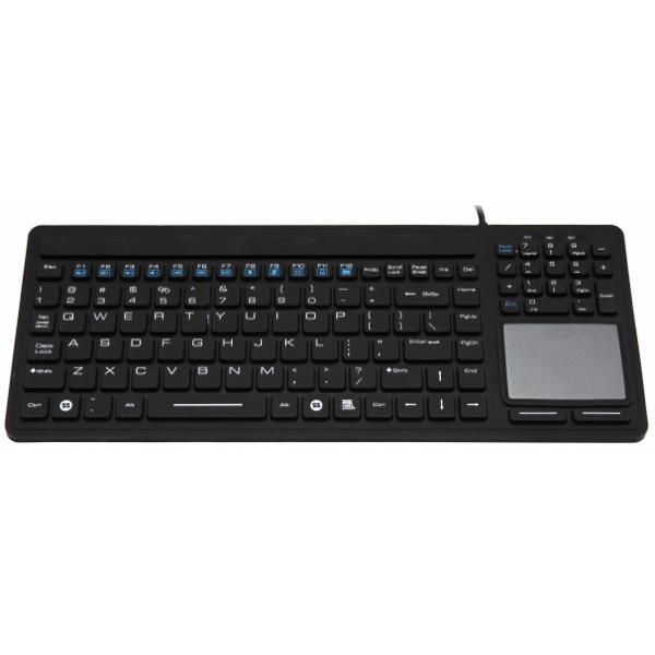 Inputel SK308 Silicone Wired USB Keyboard & Trackpad IP68 OfficeMax NZ