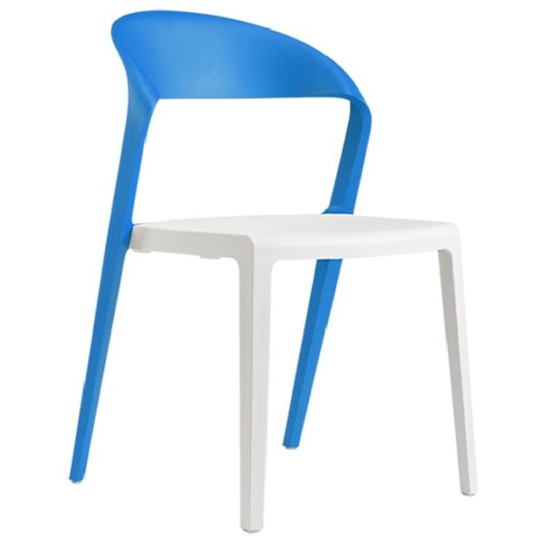 DuoBlock Chair White Seat/Blue Back OfficeMax NZ