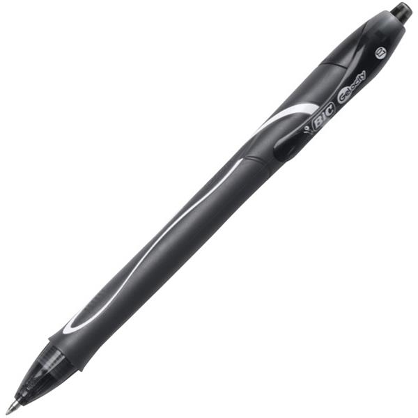bic-gelocity-black-retractable-rollerball-gel-pen-0-7mm-officemax-nz