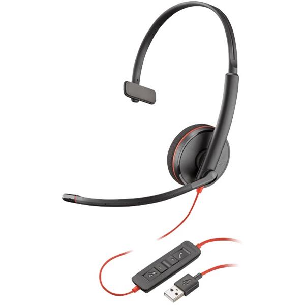 Plantronics Blackwire C3210 UC Wired USBA Monaural Headset OfficeMax NZ