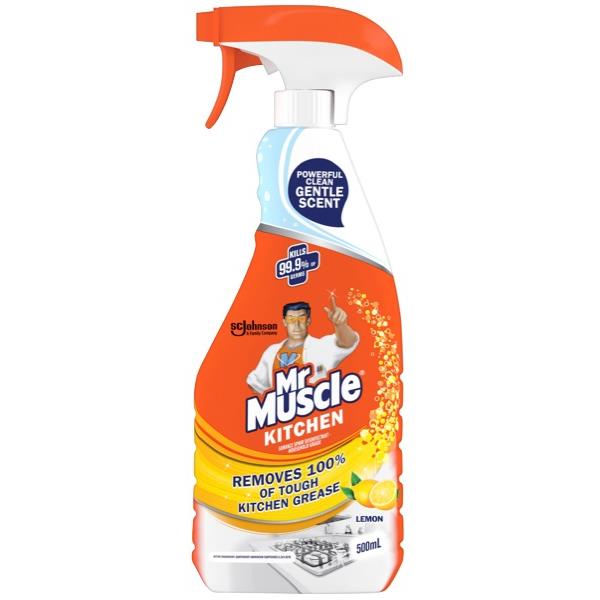 Mr Muscle Kitchen Disinfectant Trigger Lemon Citrus 500ml OfficeMax NZ