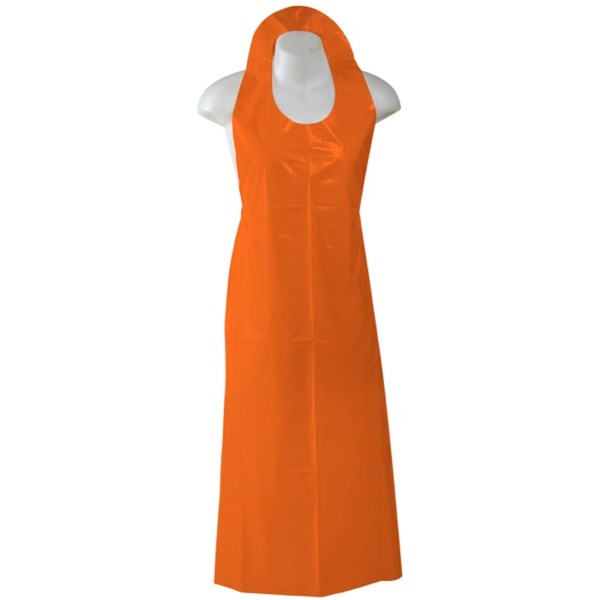 Eagle LDPE Disposable Apron 840x1500mm 30 Micron Orange, Pack of 500 OfficeMax NZ