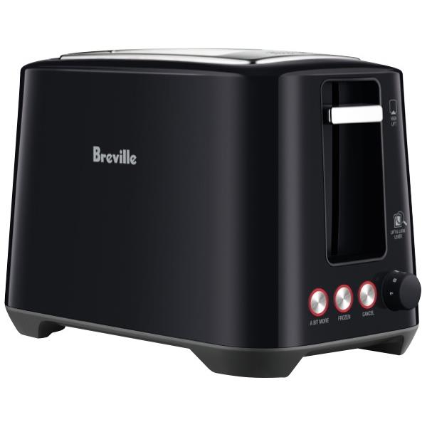 Breville Lift & Look Toaster 2 Slice Black OfficeMax NZ