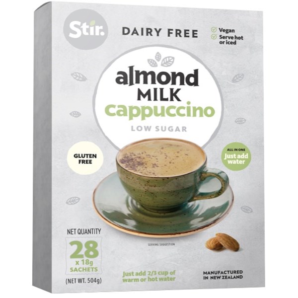 Stir Almond Milk Cappuccino Dairy Free, Pack of 28 OfficeMax NZ