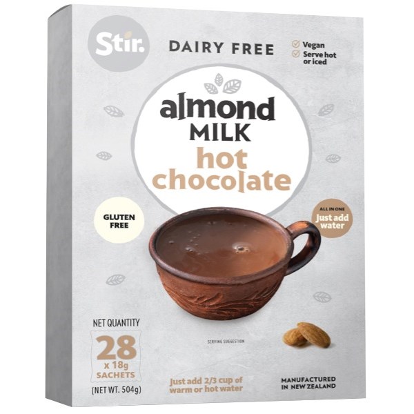 Stir Almond Milk Hot Chocolate Dairy Free, Pack of 28 OfficeMax NZ