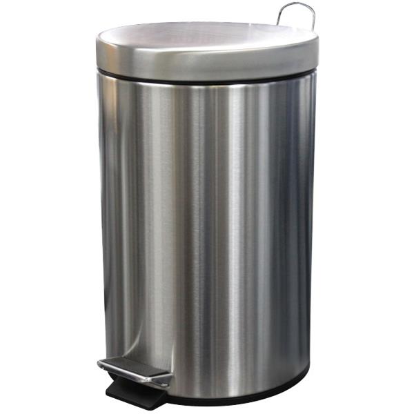 Compass Stainless Steel Rubbish Bin Pedal 20L OfficeMax NZ
