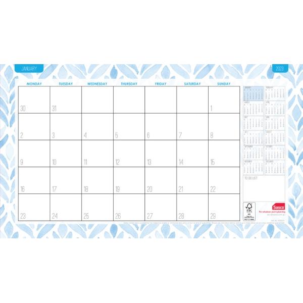 Sasco Monthly Desk Pad 450x227mm 2023 OfficeMax NZ