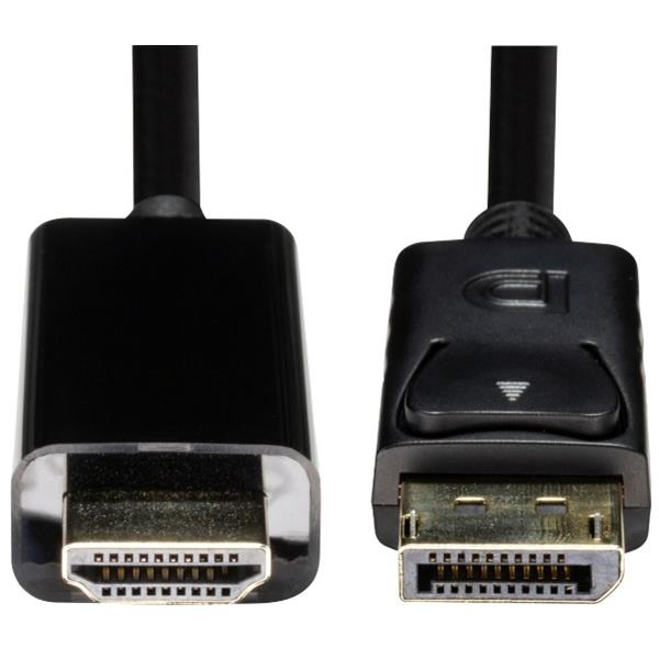 Dynamix DisplayPort Source to HDMI Monitor Cable 2m Black OfficeMax NZ