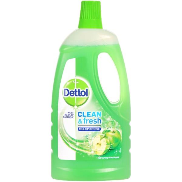Dettol Multipurpose Cleaner Refreshing Green Apple 1L OfficeMax NZ