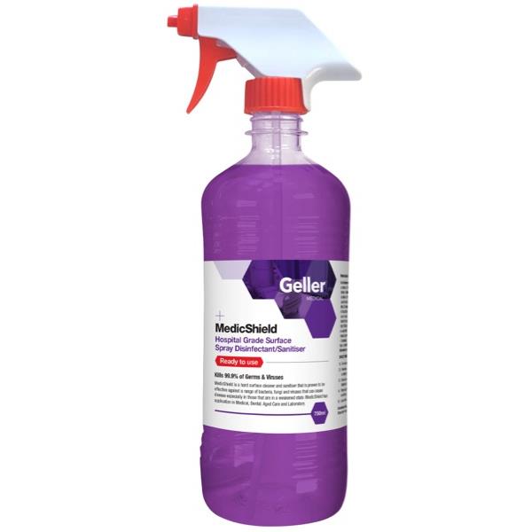 Geller Medic Shield Disinfectant Hospital Grade Trigger Spray 750ml