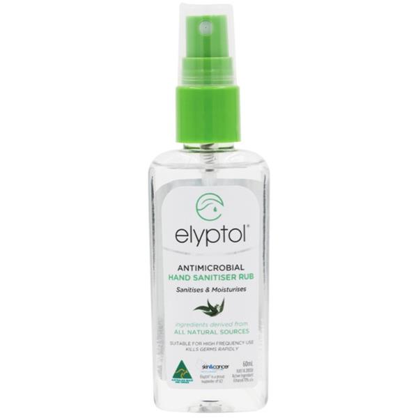 Elyptol Hand Sanitiser Antimicrobial Spray 60ml OfficeMax NZ