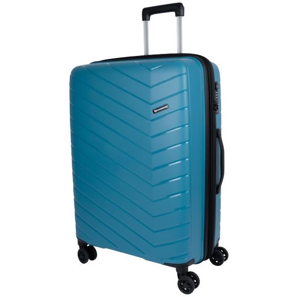 Voyager Taupo Trolley Suitcase 60cm Petrol OfficeMax NZ