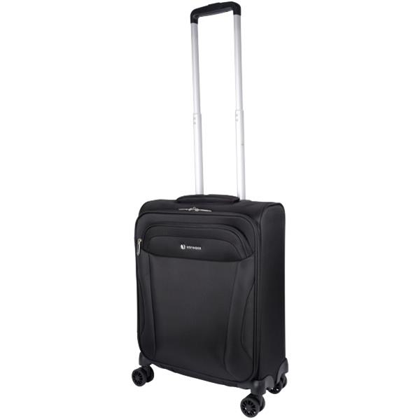 Voyager Chicago Trolley Suitcase 50cm Black OfficeMax NZ