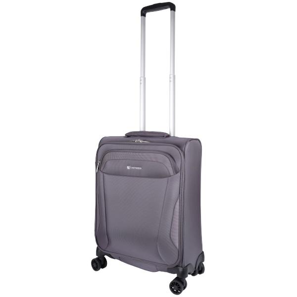 Voyager Chicago Trolley Suitcase 50cm Grey OfficeMax NZ