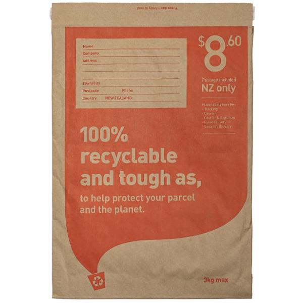 NZ Post FS Postage Paper Padded Parcel Bag 8.60 265x380mm OfficeMax NZ