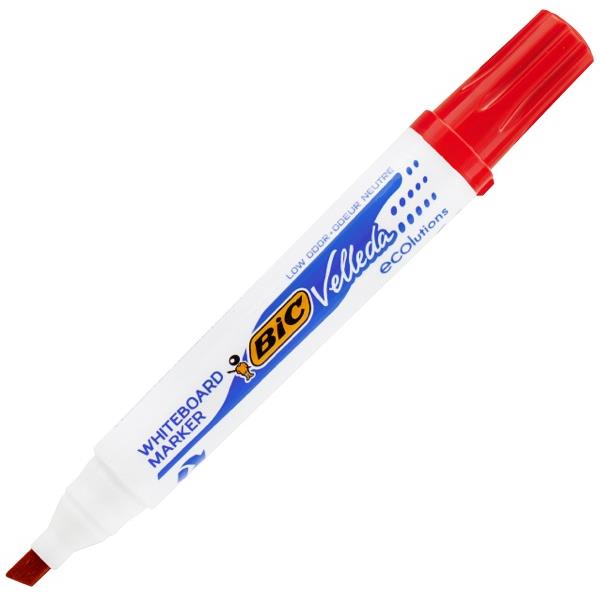 BIC Velleda ECOlutions Red Whiteboard Marker Chisel Tip OfficeMax NZ