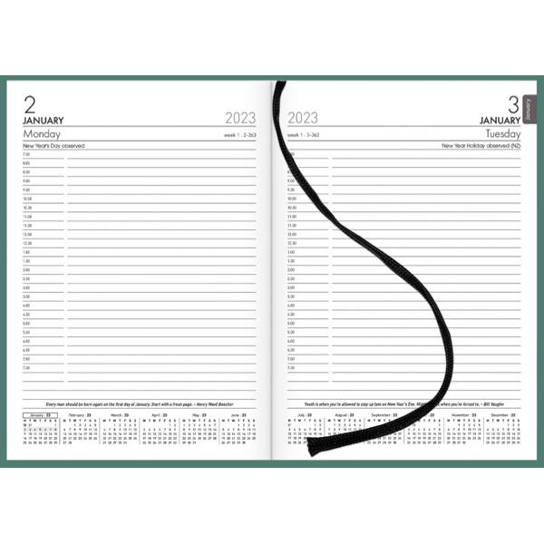 Milford A51 Eco Diary A5 1 Day To A Page 2023 Green | OfficeMax NZ Milford A51 Eco Diary A5 1 Day To A Page 2023 Green | OfficeMax NZ