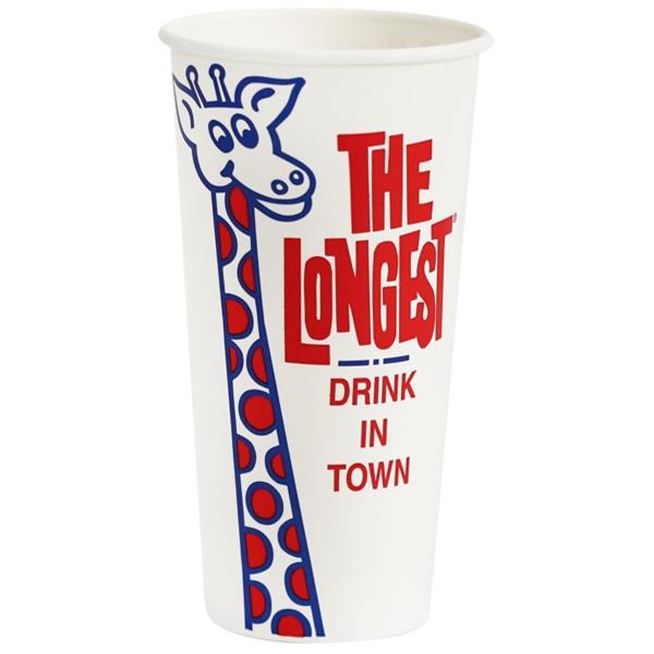 Longest Drink Paper Milkshake Cup 800ml, Pack of 25 OfficeMax NZ