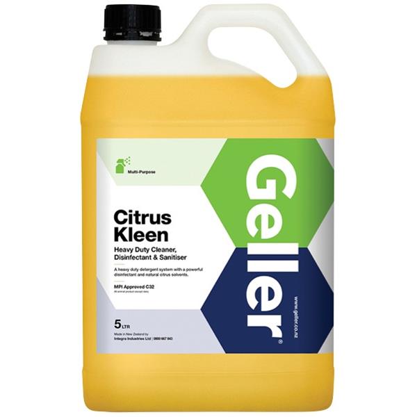 Geller Citrus Kleen Cleaner 5L OfficeMax NZ