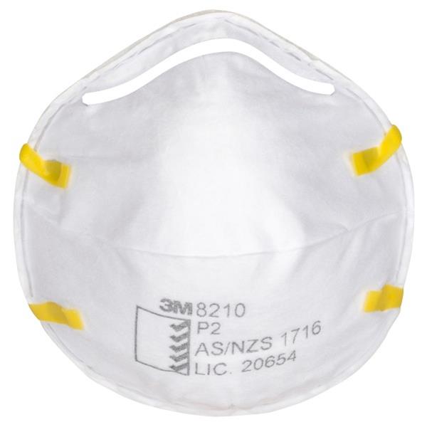 3M™ P2 Cupped Particulate Respirator Mask 8210, Box of 20 OfficeMax NZ