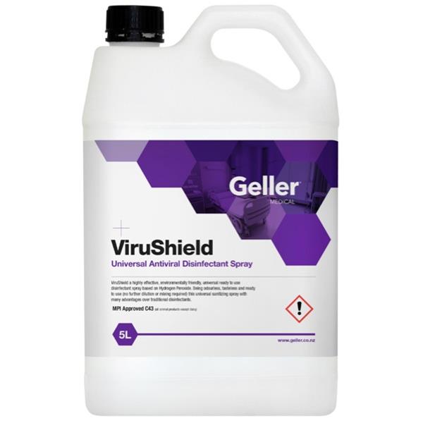 Geller ViruShield Antiviral Disinfectant Cleaner 5L OfficeMax NZ