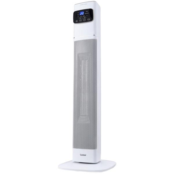 Goldair GCT330 Ceramic Tower Heater With WiFi 2400W White OfficeMax NZ