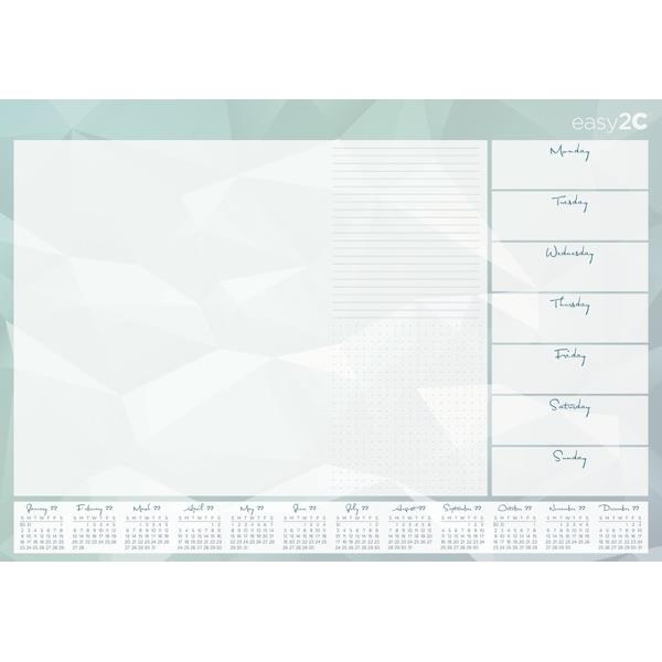 Easy2C Desk Pad 600x420mm 2022 OfficeMax NZ