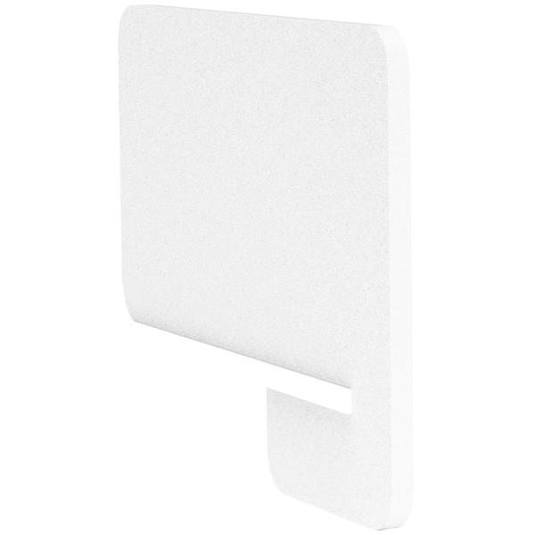 Boyd Acoustic Desk Divider Side Slot In 800mm White OfficeMax NZ