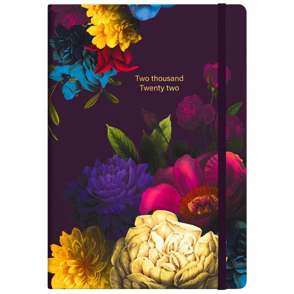Collins A51 Diary A5 1 Day Per Page 2022 Flowers OfficeMax NZ
