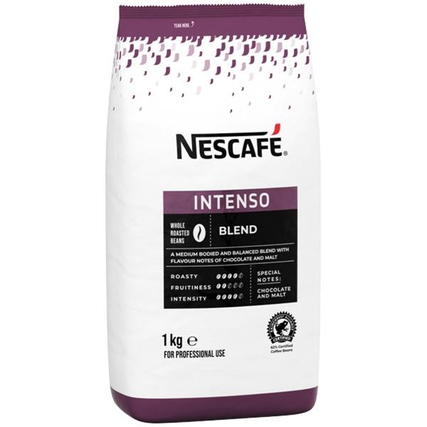 Nescafe Intenso Roasted Coffee Beans 1kg OfficeMax NZ
