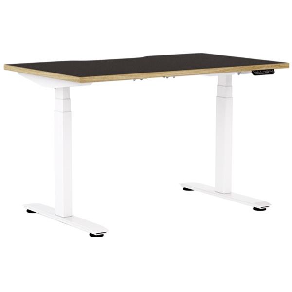 Klever Electric Single User Height Adjustable Desk 1200mm Black/Classic