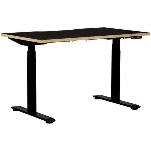 Klever Electric Single User Height Adjustable Desk 1200mm Black/Classic