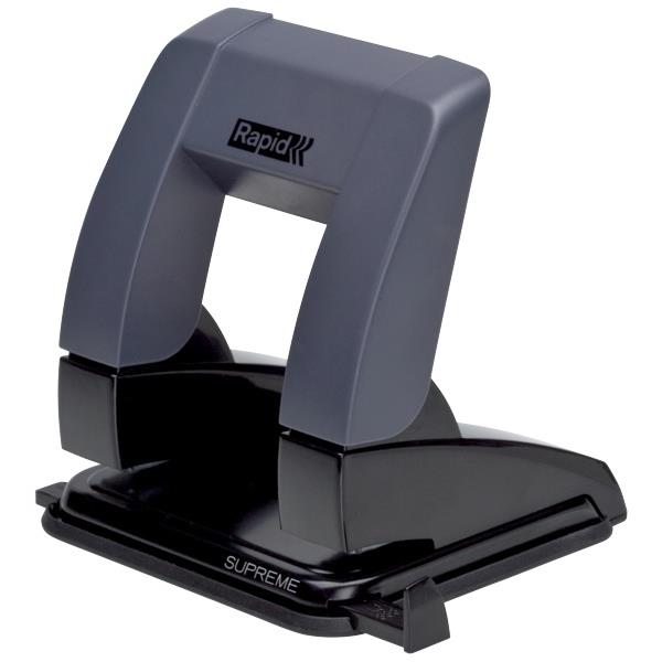 Rapid SP20 Press Less 2 Hole Punch 20 Sheet Black OfficeMax NZ