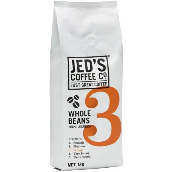Jed's Coffee Co. No. 3 Strong Coffee Beans 1kg OfficeMax NZ