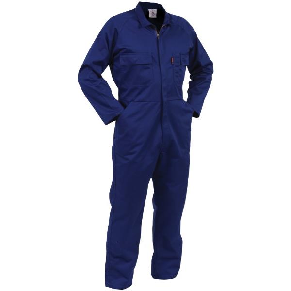 Turu Polycotton Overalls 270gsm Size 13 Royal Blue OfficeMax NZ