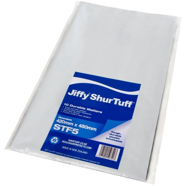 Jiffy ST5 ShurTuff Mailer 420x450mm, Pack of 500 OfficeMax NZ