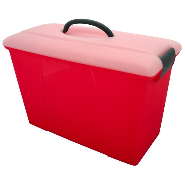Marbig Suspension File File Carry Case Pink OfficeMax NZ