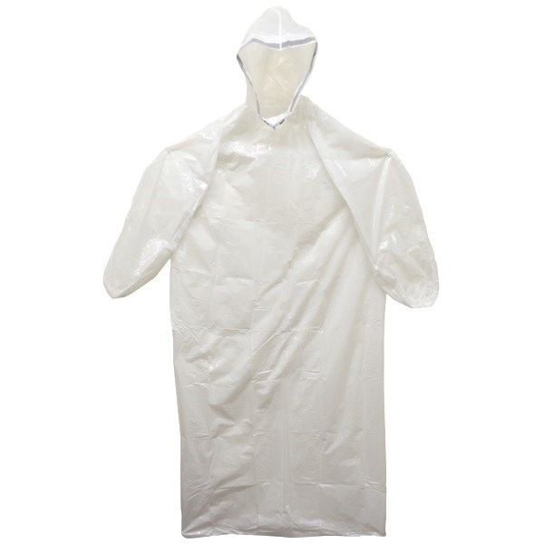Disposable Hooded Rain Jacket, Carton of 200 OfficeMax NZ