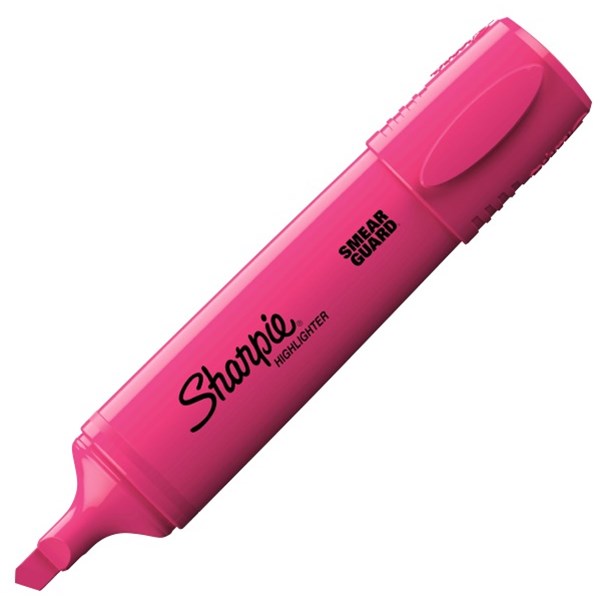 Sharpie Fluo XL Pink Highlighter OfficeMax NZ